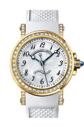 Breguet Marine Ii Automatic In Yellow Gold With Diamond Bezel Mother Of Pearl Dial 8818Ba/59/564Dd00